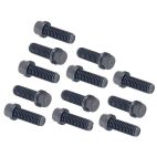 Header Bolts, Black 3/8-16 x 1 in., Set of 12