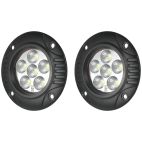 LED Off Road Light - Perfect Additions, 3.5" D Flush, Flood Beam