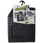 Smart Fit Rubber SUV/Crossover Floor Mats - Black