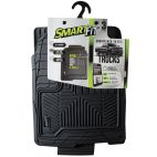 Smart Fit Rubber Truck Floor Mats - Black