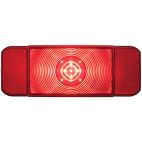 RV LED Tail Light Lens, Passenger Side