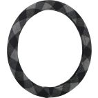 Buffalo Plaid, Flannel Gray Steering Wheel Cover