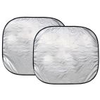 Silver Nylon Loop Solar Shield, Windshield Sun Visor, Sunshade
