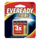 Flashlight Battery / Batteries - Alkaline AAA-Cell Eveready