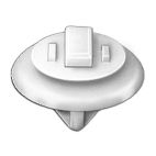 Body Molding Clip Round