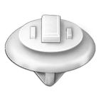 Body Molding Clip Round