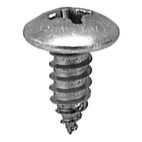 Tag & License Plate Bolts / Fasteners Round Phillips Steel