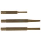 Punch (3) Piece Brass Pin Punch Set NAPA Hand Tools