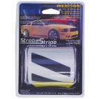 PROSTRIPE Self-Adhesive 2 Piece Strobe Stripe Graphic - 3 in x 7 ft, Matte Black