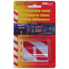 TRIMBRITE Red/White Reflective Tape - 2 in x 24 in Roll