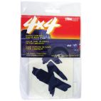 TRIMBRITE Black 3 in x 7 in Peel-n-Stick 2 Piece Graphic Decal Kit - 4 x 4