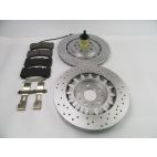 Maserati Ghibli Quattroporte front brake pads rotors + FREE OIL FILTER #530