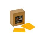 High Teck DS46Y Spreader, 6 in W, Plastic, Yellow, Tapered Edge 100/box