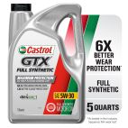 Castrol® GTX® Full Synthetic 5W30 Motor Oil 5 Qt
