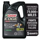 Castrol® EDGE® High Mileage Synthetic 10W-30 Motor Oil 5 Qt