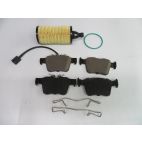 Maserati Ghibli Levante 17-21 rear brake pads + FREE OIL FILTER TopEuro #513