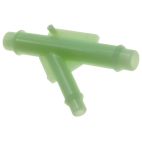 Vacuum Hose Connector - Universal Y Outlet Sizes - A= 1/4 in. B= 1/4 in. C= 3/16 in.