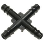 Vacuum Hose Connector - Universal Cross Outlet Size - 3/16 in.