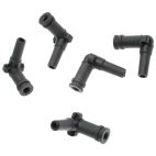 Vacuum Hose Connector - Universal Elbow Outlet Sizes - 1/8 in. x 1/8 in.