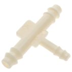 Vacuum Hose Connector - Universal Tee Outlet Sizes - A= 3/16 in. B= 3/16 in. C= 1/8 in.