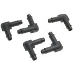 Vacuum Hose Connector - Universal Elbow Outlet Size - 1/4 in.