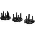 Wheel Balancer Adapter 40 mm Adjustable Pin Plate Set Of 3