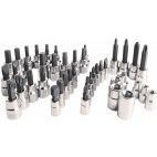 CRAFTSMAN  42-Piece 1/4-in; 3/8-in Drive Set Hex; Torx; Phillips; Flathead Bit Standard (SAE) and Metric Combination Driver Socket Set