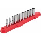 CRAFTSMAN  11-Piece Metric 1/4-in Drive 6-point Set Deep Socket Set