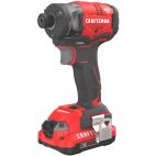 CRAFTSMAN V20 20-volt Max Variable Speed Brushless Cordless Impact Driver (2-Batteries Included)