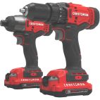 CRAFTSMAN  V20 2-Tool 20-Volt Max Power Tool Combo Kit with Soft Case (2-Batteries Included and Charger Included)