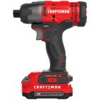 CRAFTSMAN V20 20-volt Max Variable Speed Cordless Impact Driver (2-Batteries Included)