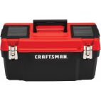 CRAFTSMAN 20-in Red Plastic Lockable Tool Box