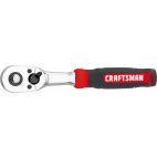 CRAFTSMAN 72-Tooth 1/4-in Drive Quick-release Standard Ratchet