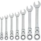 CRAFTSMAN 7-Piece Set 12-Point Metric Flexible Head Ratchet Wrench Set