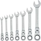 CRAFTSMAN 7-Piece Set 12-Point Standard (SAE) Flexible Head Ratchet Wrench Set