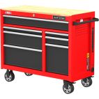 CRAFTSMAN 2000 Series 41-in W x 34-in H 7-Drawer Steel Rolling Tool Cabinet (Red)