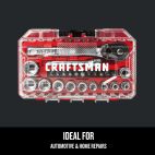 CRAFTSMAN 24pc1/4"DriveNanoSAE