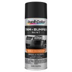 Duplicolor Paint Trim and Bumper Paint, Black, TB101 Black Trim &, 11 OZ
