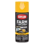 Krylon Farm & Implement Paint, High Gloss, New Equipment Cat Yellow, 1944 New Equipment YLW, 12 OZ