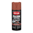 Krylon Farm & Implement Paint, Red Oxide Primer, 1951 Sandable Red Oxide, 12 OZ