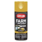 Krylon Farm & Implement Paint, High Gloss, School Bus Yellow, 1957 School Bus Yellow, 12 OZ