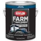 Krylon Farm & Implement Brush On Paint, High Gloss, Ford Blue, 1967 Ford Blue, 128 OZ