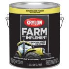 Krylon Farm & Implement Brush On Paint, High Gloss, New Holland Yellow, 1975 New Holland Yellow, 128 OZ