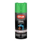 Krylon OSHA Colors, Gloss, Safety Green, 2012 Safety Green, 12 OZ