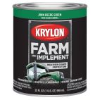 Krylon Farm & Implement Brush On Paint, High Gloss, John Deere Green, 2023 John Deere Green, 32 OZ