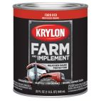 Krylon Farm & Implement Brush On Paint, High Gloss, Ford Red, 2029 Ford Red, 32 OZ
