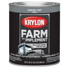 Krylon Farm & Implement Brush On Paint, Sandable Gray, 2039 Sandable Gray PRMR, 32 OZ