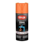 Krylon OSHA Colors, Gloss, Safety Orange, 2410 Safety Orange, 12 OZ