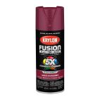 Krylon Fusion All-In-One, Gloss, Burgundy, 2704 Gloss Burgundy, 12 OZ