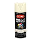 Krylon Fusion All-In-One, Satin, Dover White, 2737 Satin Dover White, 12 OZ